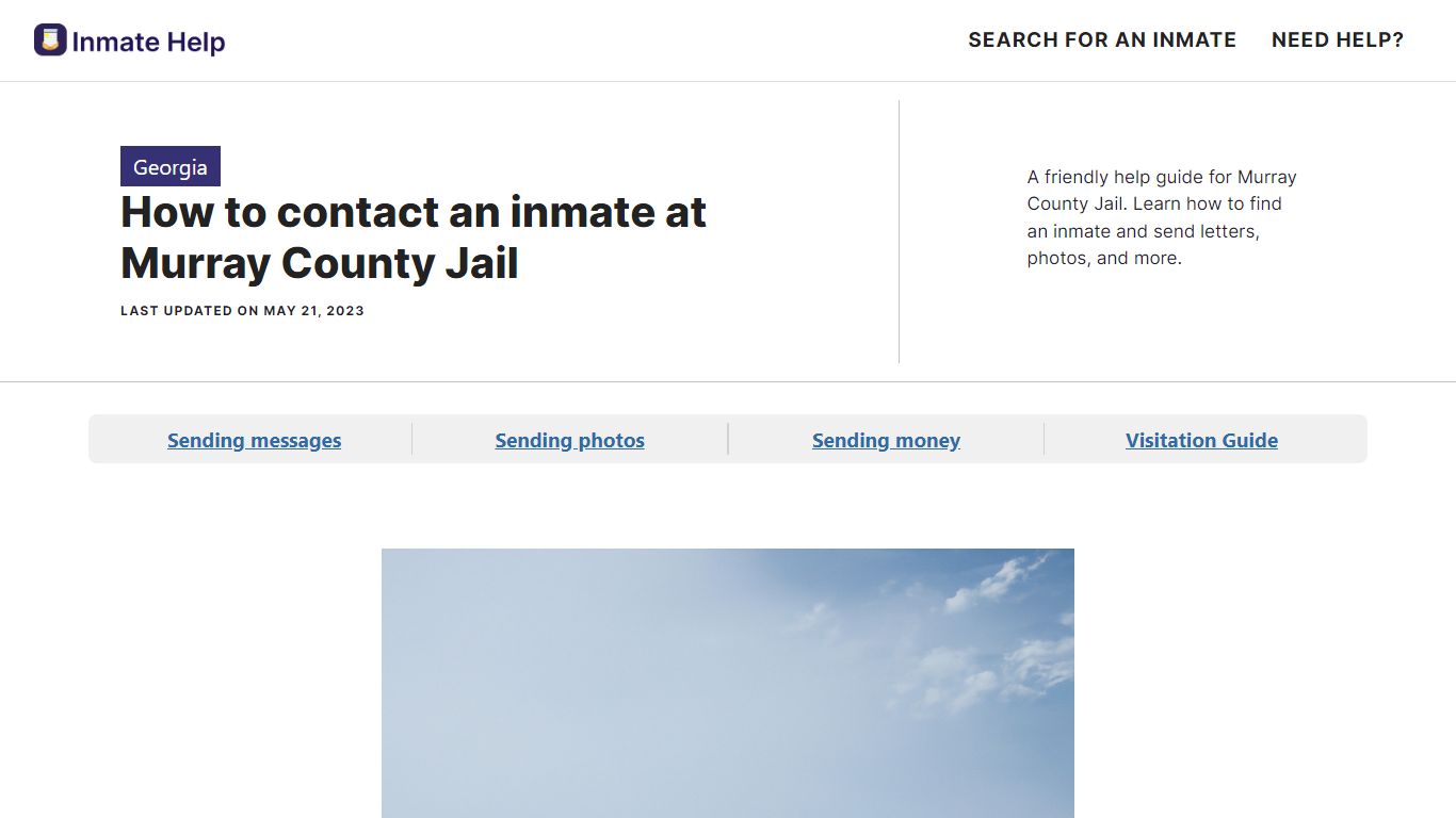 How to contact an inmate at Murray County Jail - Inmate Help